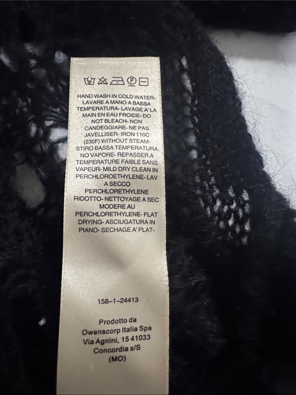 RICK OWENS Tommy Open Knit Sweater size M - Picture 10 of 12